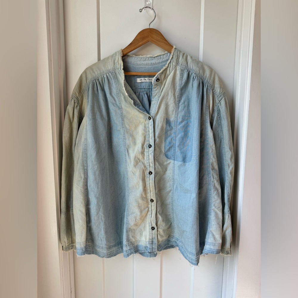 Free People - We The People Oversized Denim Top